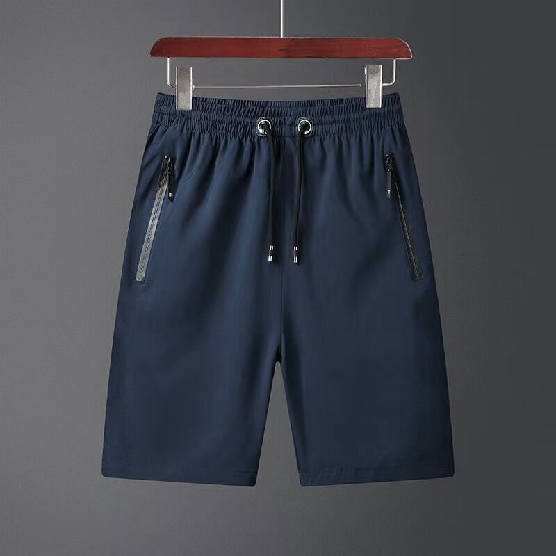 Shorts masculinos plus size de seda gelada — COMPRE 1 E GANHE 1 GRÁTIS