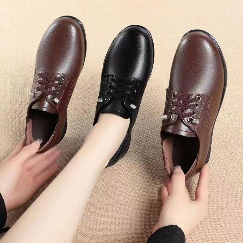 Zapatos de cuero con cordones estilo británico