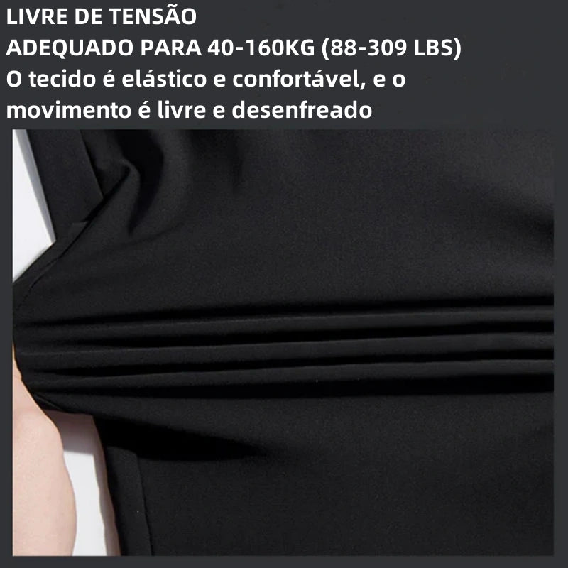 Shorts masculinos plus size de seda gelada — COMPRE 1 E GANHE 1 GRÁTIS