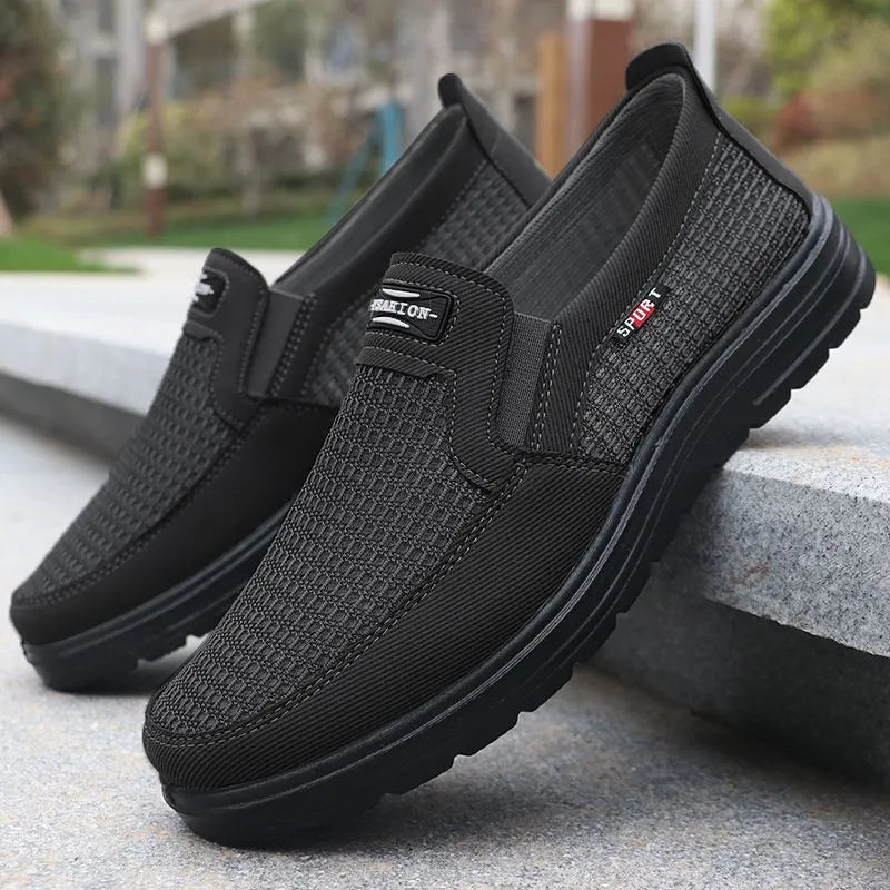 2025 nuevos zapatos de malla para hombre