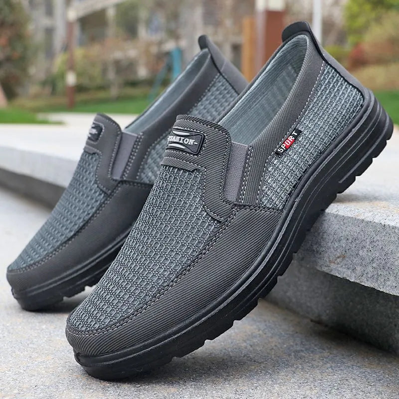 2025 nuevos zapatos de malla para hombre