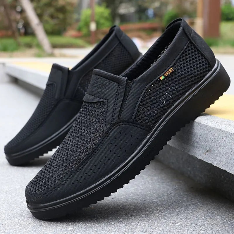 2025 nuevos zapatos de malla para hombre