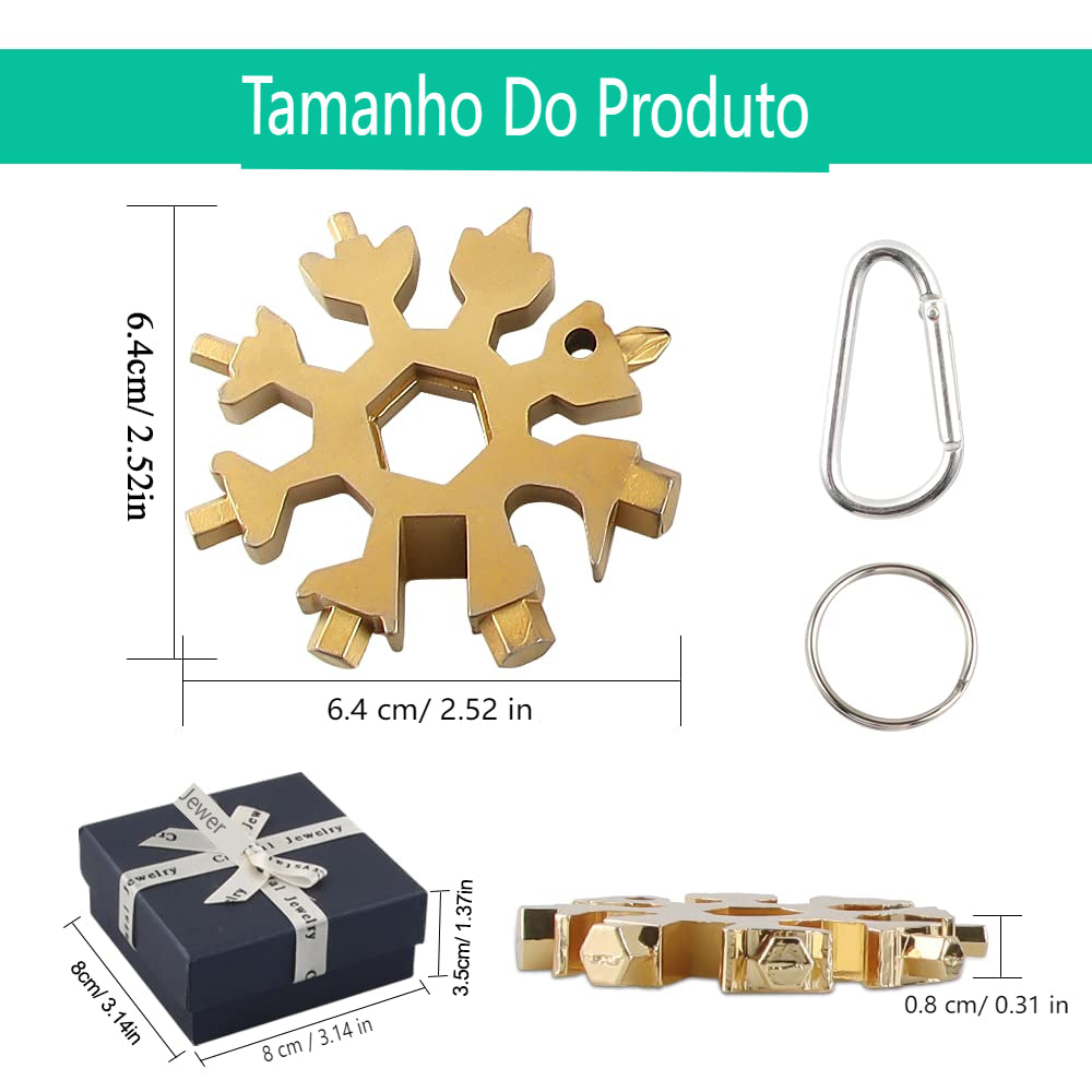 Chaveiro multiferramenta para exteriores - Caminhadas - Para meu melhor amigo