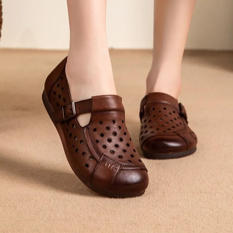Nuevos zapatos de mujer con suela blanda antideslizante