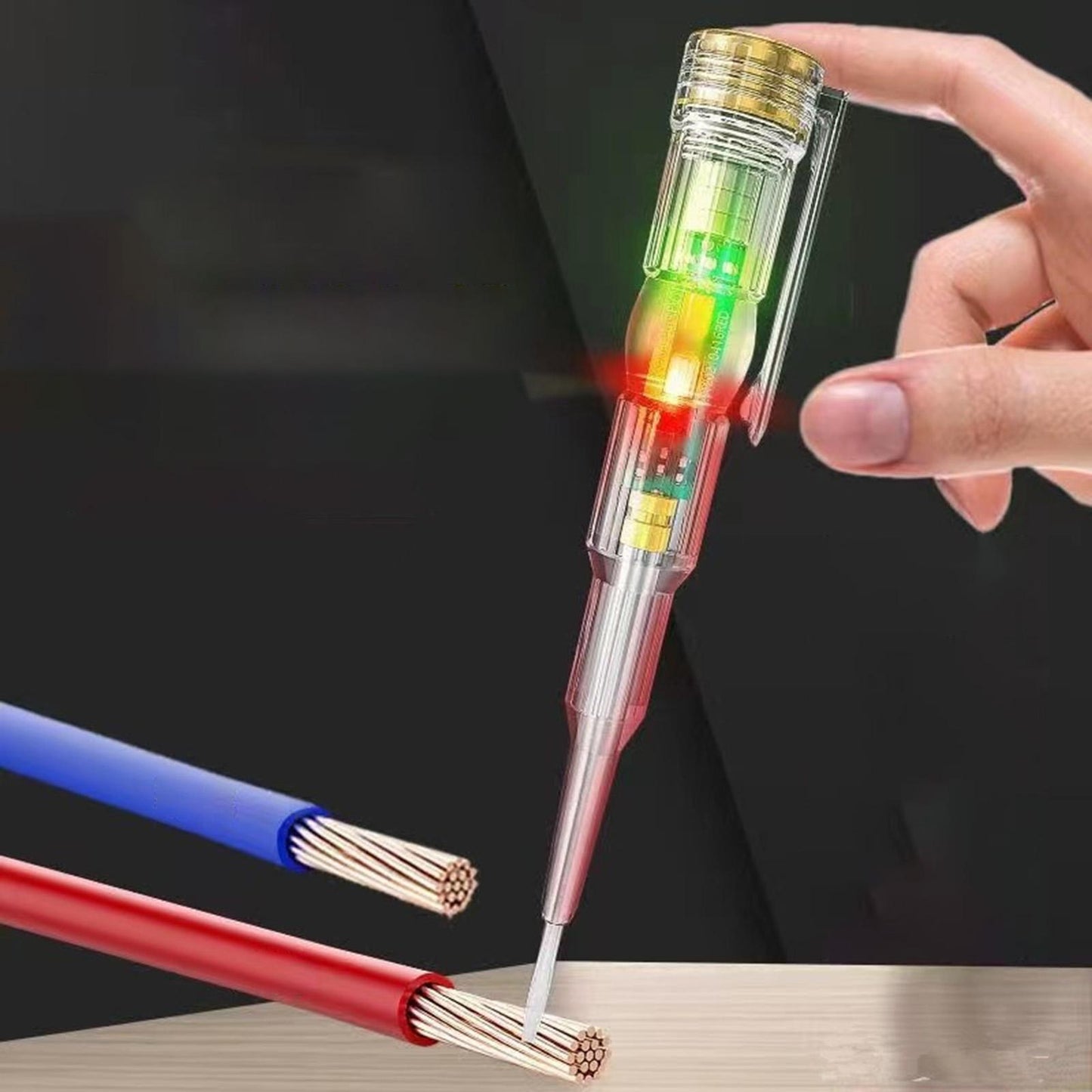 Caneta testadora de tensão Sonda de tensão elétrica para detecção liga-desliga