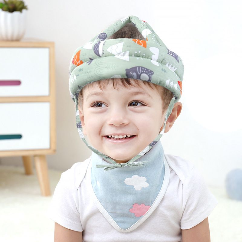 Chapéu de segurança para bebês, arnês anti-queda, arnês de proteção, cabeça macia anticolisão, chapéu anticolisão para crianças