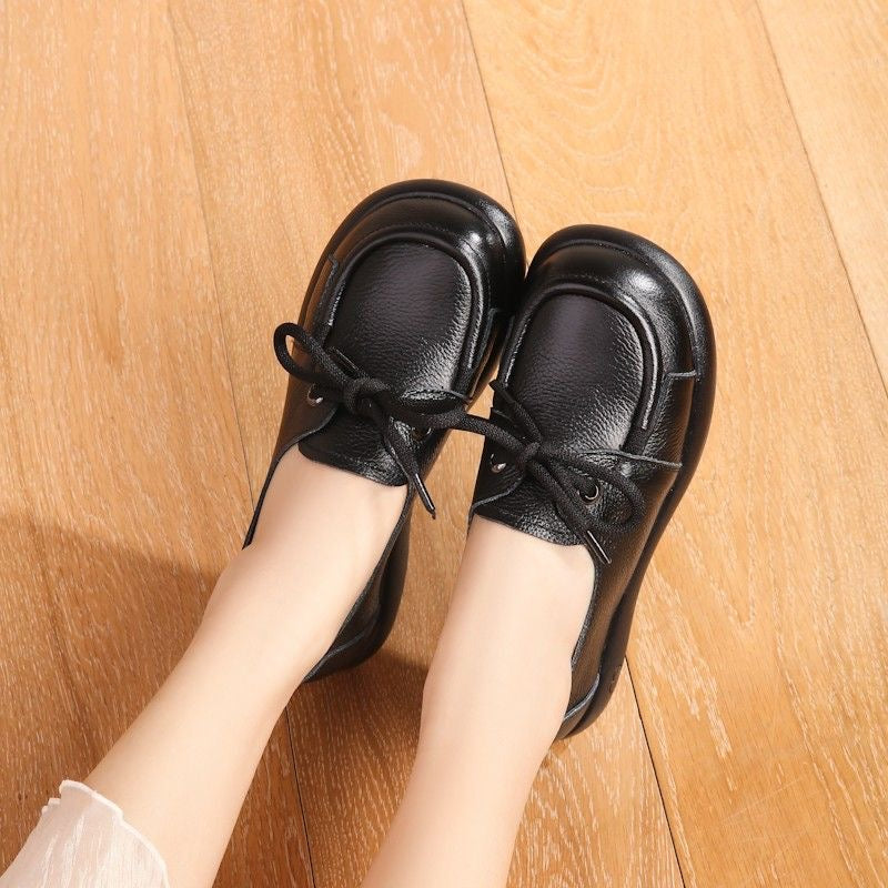 Zapatos de cuero poco profundos