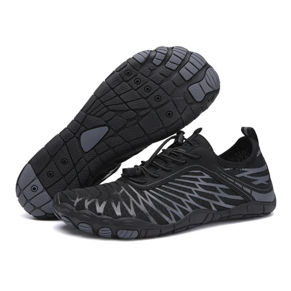 sapatos descalços saudáveis e confortáveis