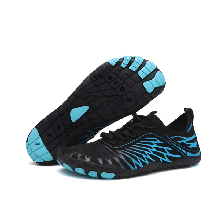 sapatos descalços saudáveis e confortáveis