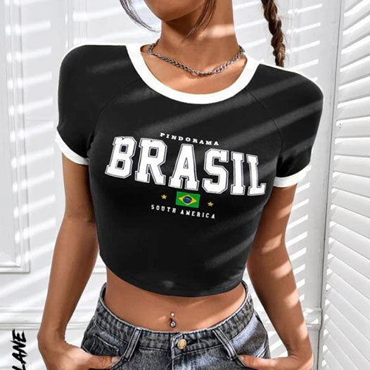 Umbigo exposto sexy/vida/moda
