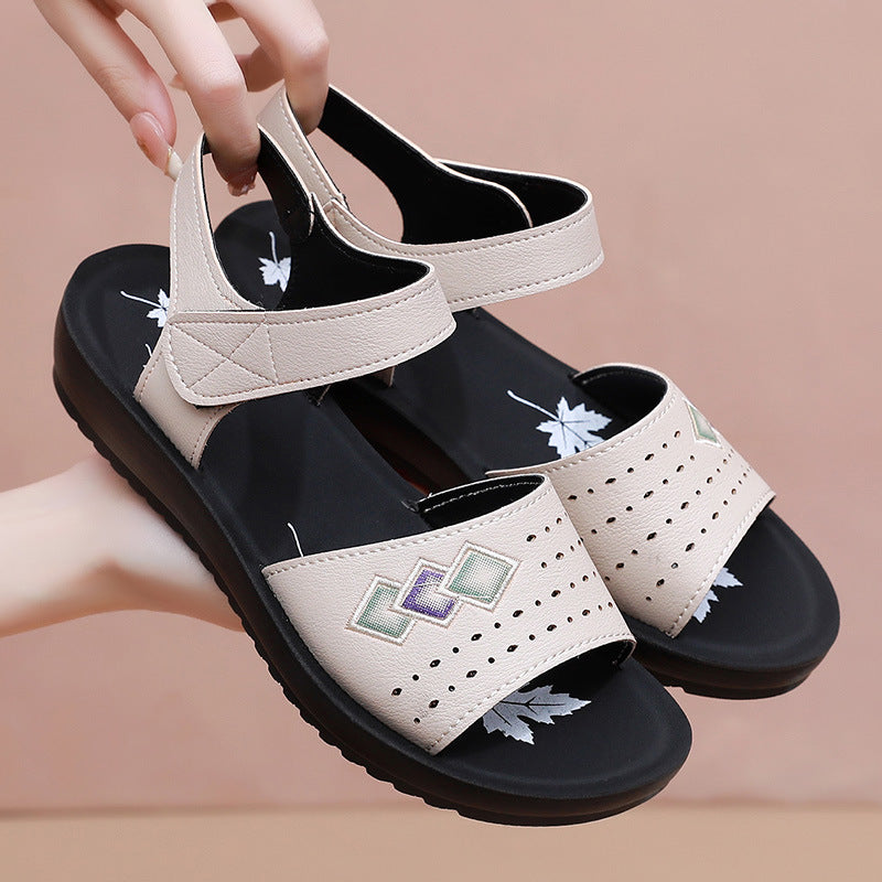 Sandalias de hoja de arce