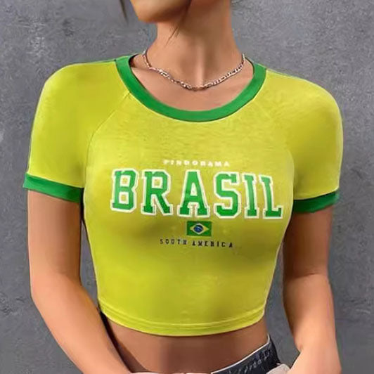Umbigo exposto sexy/vida/moda