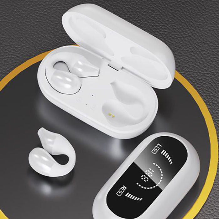 🎁 ÚLTIMO DIA - 50% DE DESCONTO🎁 Fones de ouvido de condução óssea com clipe de orelha sem fio🎧