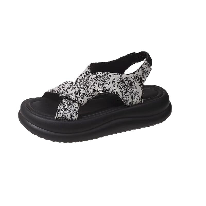 Sandalias romanas para mujeres en verano con un nuevo sentido de alta gama 2025