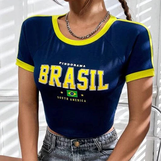 Umbigo exposto sexy/vida/moda