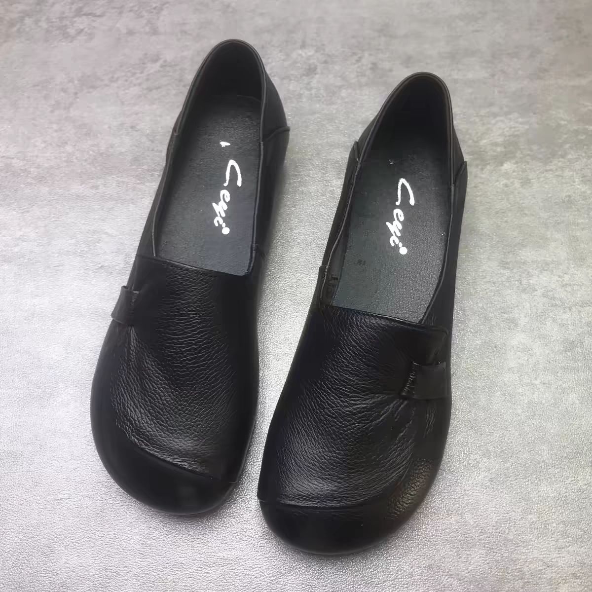 Zapatos individuales femeninos 2025 suelas blandas, piel suave y cómoda zapatos planos femeninos