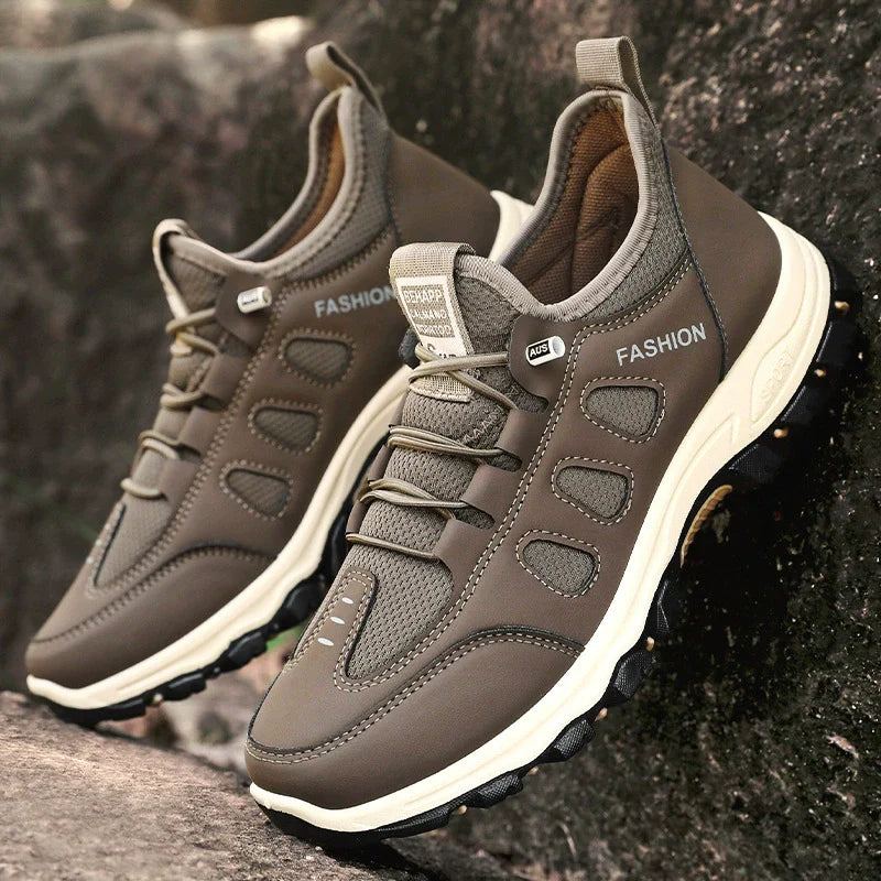 Zapatos nuevos zapatos de montañismo al aire libre para hombres en primavera, zapatos deportivos antideslizantes resistentes al desgaste
