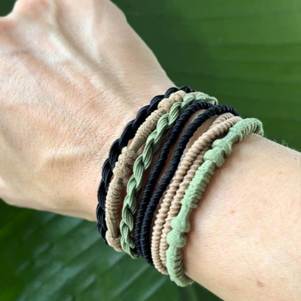 Conjunto de pulseira e faixa de cabelo • Outono
