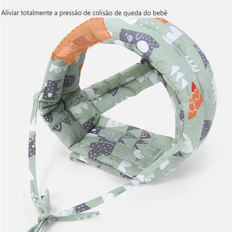 Chapéu de segurança para bebês, arnês anti-queda, arnês de proteção, cabeça macia anticolisão, chapéu anticolisão para crianças