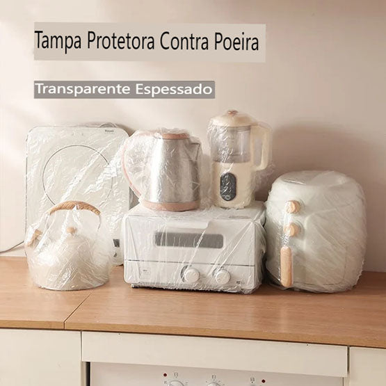 Capa protetora contra poeira transparente espessada