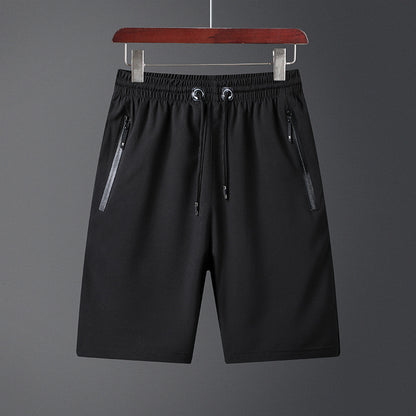 Shorts masculinos plus size de seda gelada — COMPRE 1 E GANHE 1 GRÁTIS