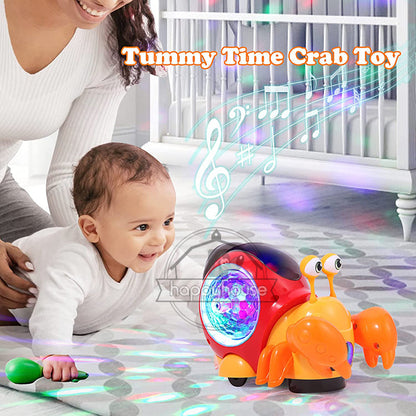 Juguete para gatear caracol (con proyección musical LED)