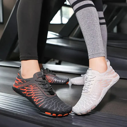 sapatos descalços saudáveis e confortáveis