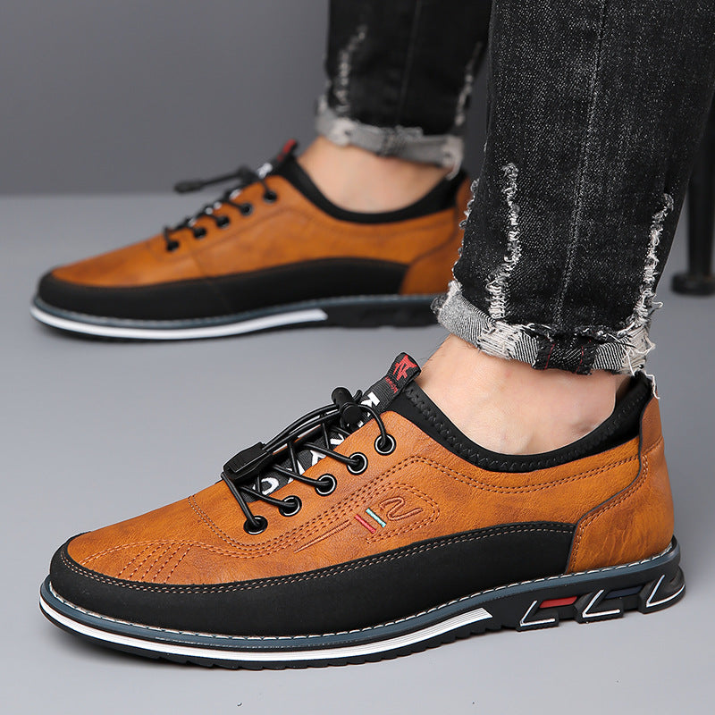 Zapatos casuales de piel (tallas grandes)