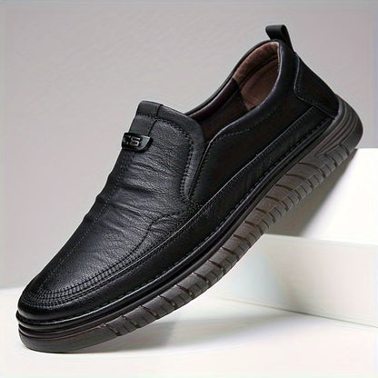Zapatos de cuero con suela blanda para hombre