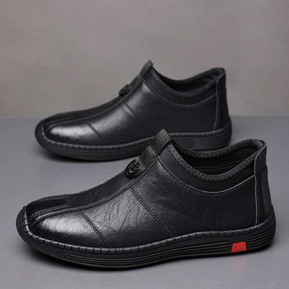 Zapatos de cuero de negocios para hombre de otoño e invierno