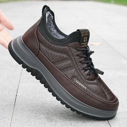 Zapatos de algodón de suela gruesa para otoño e invierno.