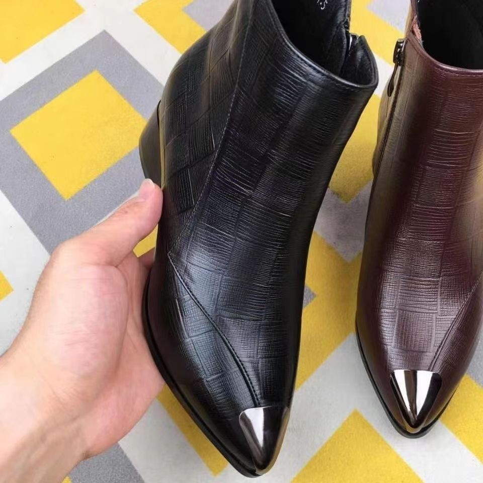 Nuevas botas Martin (botas de cuero repujadas)