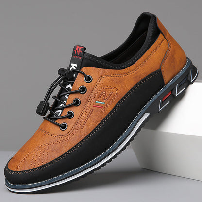 Zapatos casuales de piel (tallas grandes)