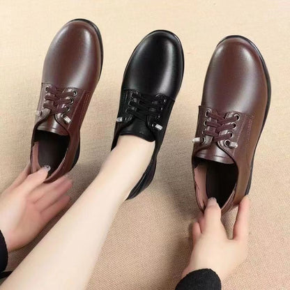 Zapatos de cuero con cordones estilo británico