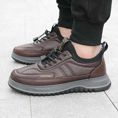 Zapatos de algodón de suela gruesa para otoño e invierno.