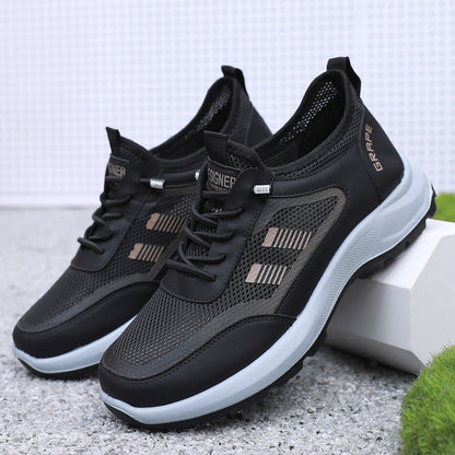 Zapatos casuales transpirables de malla para hombre