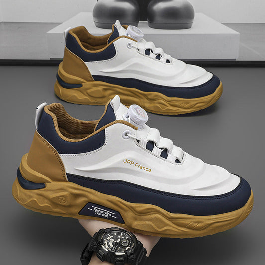 2025 nuevos zapatos de papá con botones