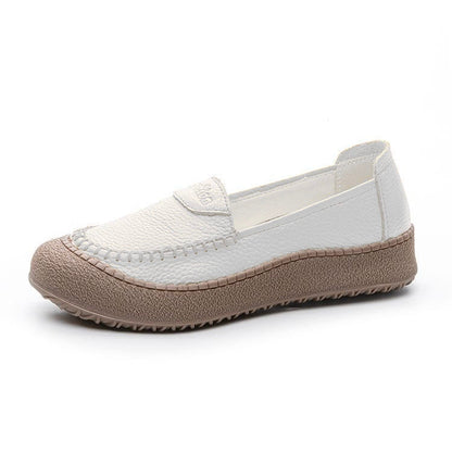Zapatos de suela blanda 100% de piel de vaca auténtica26703