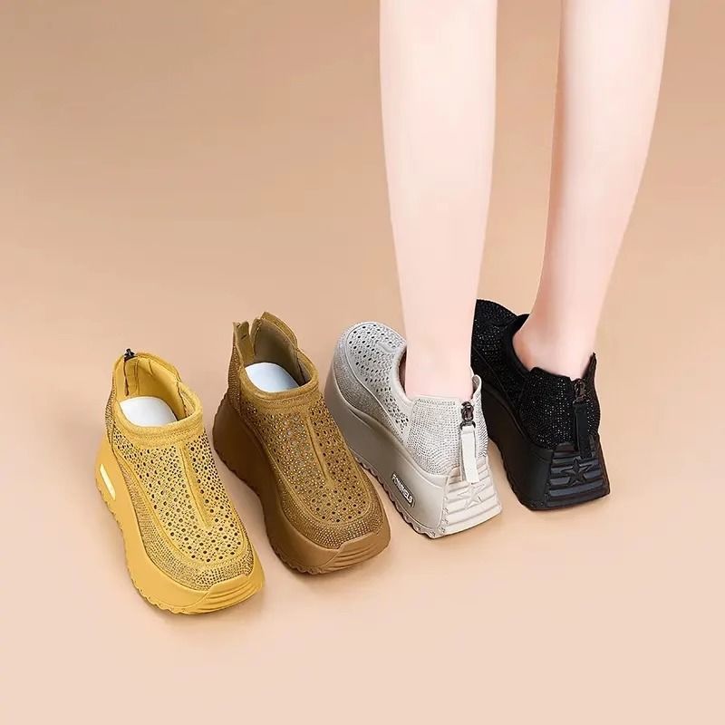 Zapatos casuales huecos elevados26703