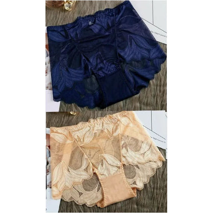 Roupa íntima feminina de renda de seda feita à mão
