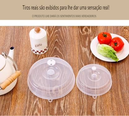 Capa de aquecimento especial para forno de micro-ondas importado, produto comestível, resistente a altas temperaturas, prato quente, anti-óleo e anti-cinzas, capa de manutenção fresca