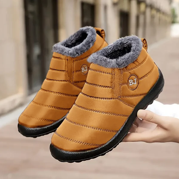 Botas de nieve suaves unisex con punta redonda