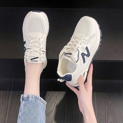 Zapatillas blancas ligeras para correr