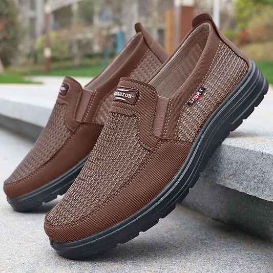 2025 nuevos zapatos de malla para hombre