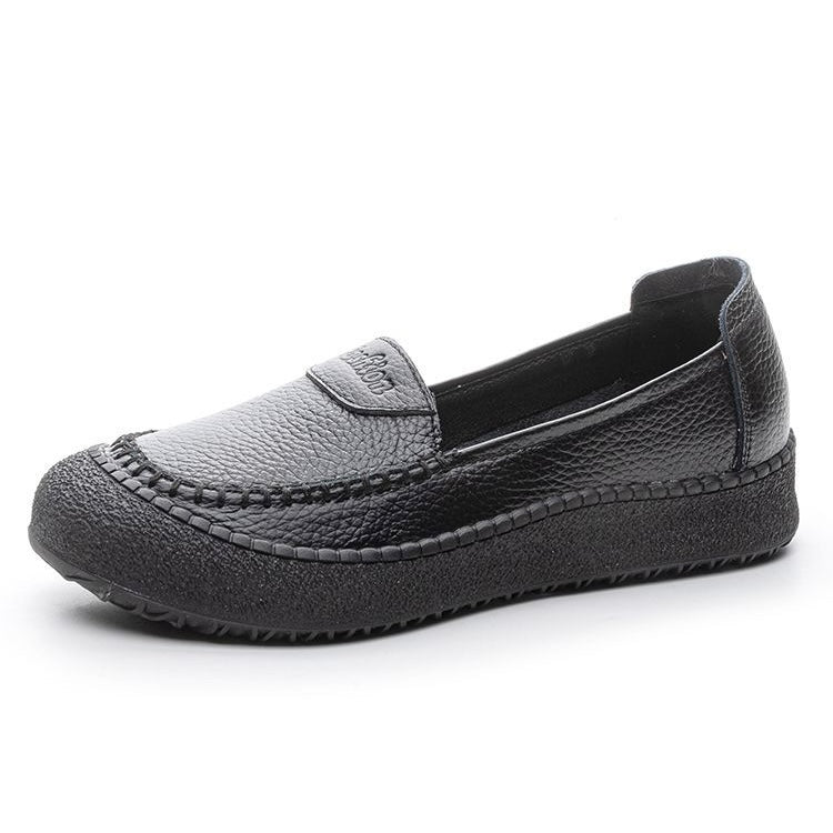 Zapatos de suela blanda 100% de piel de vaca auténtica26703