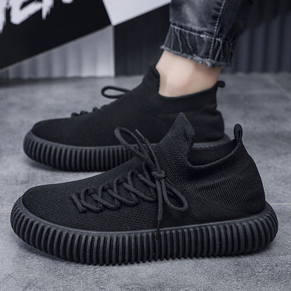 Zapatos de malla transpirables con suela suave para hombre.