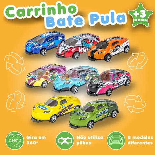Carrinho Bate Pula (Kit com 8)