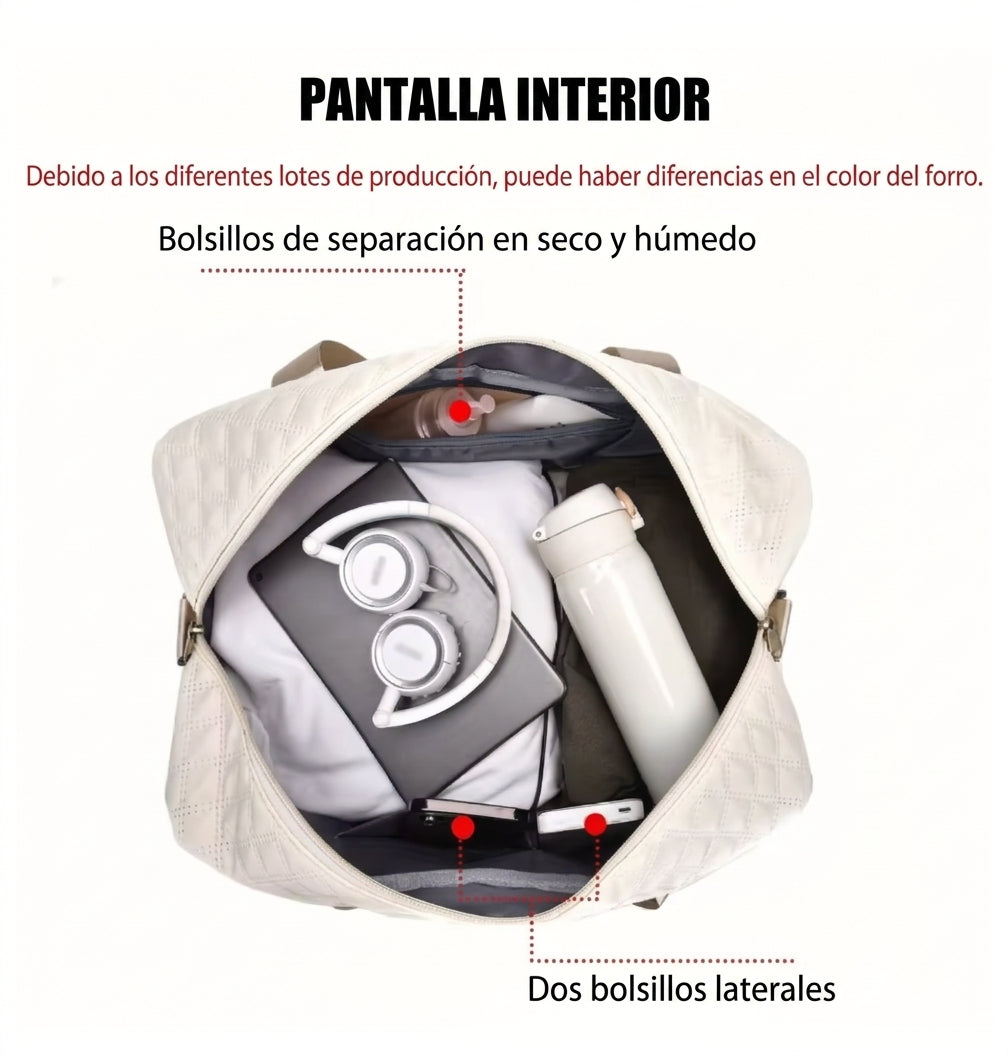 ✈️Bolso de Viaje con Zapatera e Impermeable
