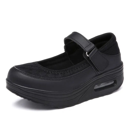 Zapatillas de Plataforma para Mujer - Calzado Casual Estilo Mary Jane con Suela Gruesa
