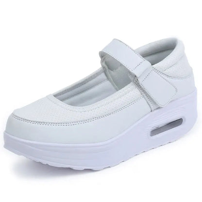 Zapatillas de Plataforma para Mujer - Calzado Casual Estilo Mary Jane con Suela Gruesa
